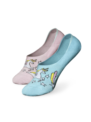 No Show Socks Rainbow Unicorn