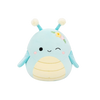 Squishmallows Giles the Winking Blue Grasshopper with Flowers, 20 cm