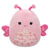 Squishmallows Mogo the Pink Butterfly with Sakura Flower Belly, 20 cm
