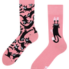 Regular Socks Pink Cats