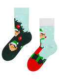 Kids' Socks Elves & Presents