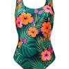 Women's One-Piece Swimsuit Hibiscus