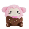 Squishmallows Brina the Chocolate Dipped Pink Bigfoot with Pink Bowtie, 20 cm