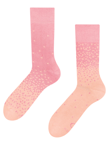 Warm Socks Peach & Pink