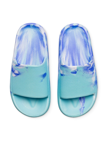 Blue Marble Women's Platform Slides