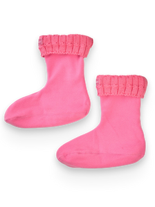 Insulated Boot Socks for Rain Boots Begonia Pink