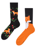 Regular Socks Fox & Flowers