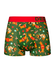Shortened Men's Trunks Dachshund & Presents