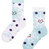 Kids' Warm Socks Happy Snowflakes