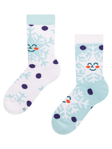 Kids' Warm Socks Happy Snowflakes