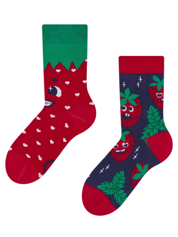 Kids' Socks Happy Strawberries