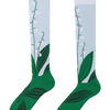 Knee High Socks Lilies of the Valley