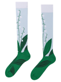 Knee High Socks Lilies of the Valley