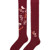 Over the Knee Socks Birds & Berries