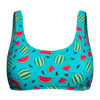 Sporty Bikini Top Watermelon Season