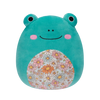 Squishmallows Robert the Aqua Frog with Floral Belly, 20 cm