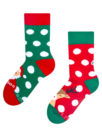 Kids' Warm Socks Santa & Rudolph