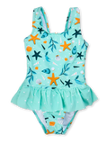 Girls' Swimsuit Seashells