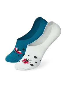 No Show Socks Ladybugs & Dots