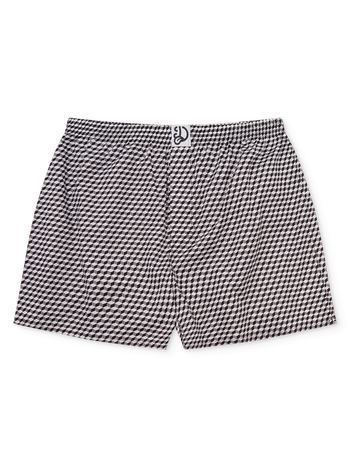 Black & White Men's Pattern Boxer Shorts