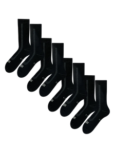 4-Pack Merino Wool Terry Socks – Black