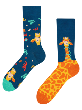 Regular Socks Funny Giraffe
