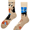 Bamboo Regular Socks Cat Romance