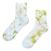 Lime Tie-dyed Crew Socks