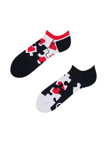 Sneaker Socks Heart Puzzle