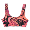 Sporty Bikini Top Liquid Colors