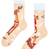 Warm Socks Christmas Deer & Doe
