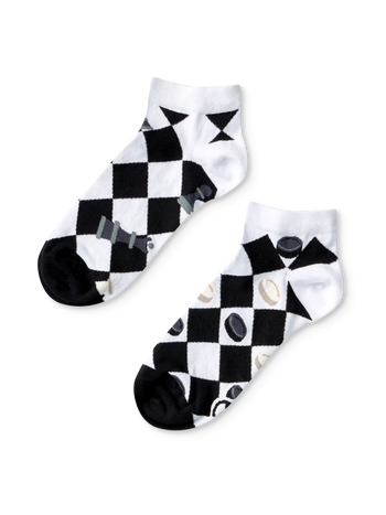 Ankle Socks Chess & Checkers