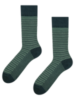 Pastel Green Pattern Socks