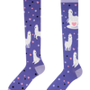 Knee High Socks Llama Love