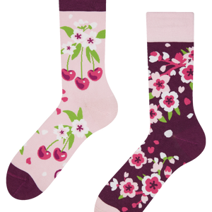 Bamboo Regular Socks Cherry Blossom