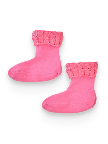 Insulated Kids' Boot Socks for Rain Boots Begonia Pink