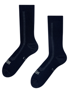 Dark Blue Merino wool terry socks