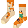 Kids' Warm Socks Fox with Scarf