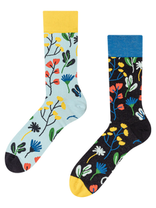 Regular Socks Aquarelle Flowers