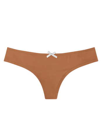 Hazelnut Brown Women's Brazilian Panties