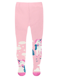 Non-slip Kids' Tights Unicorn with a Scarf
