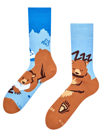 Warm Socks Sleepy Bear