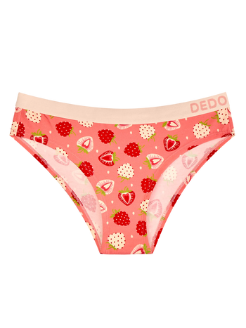 Women's Modal Briefs Sweet Strawberries