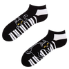 Ankle Socks Piano Cat