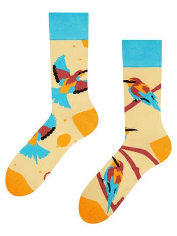 Bamboo Regular Socks Bee-Eater Bird