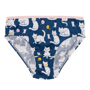 Girls' Briefs Playful Kitty