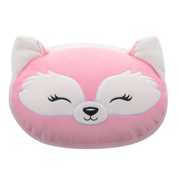Squishmallows Stackables Rhiannon the Pink Fox with Closed Eyes, 30 cm