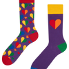 Regular Socks Rainbow Hearts