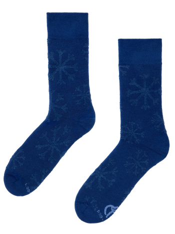 Warm Socks Fluffy Snowflakes