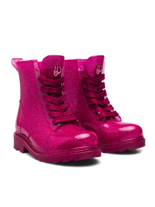 Pink Glitter Kids' Rain Boots